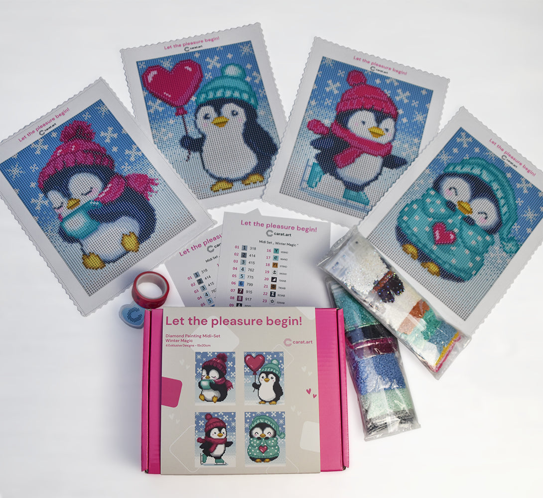 Diamond Painting - Carat Art Design - Midi Set Winter Magic