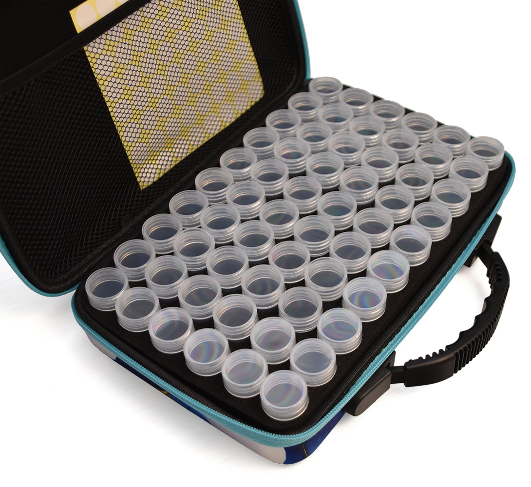 Diamond Painting Zubehör - Koffer blau