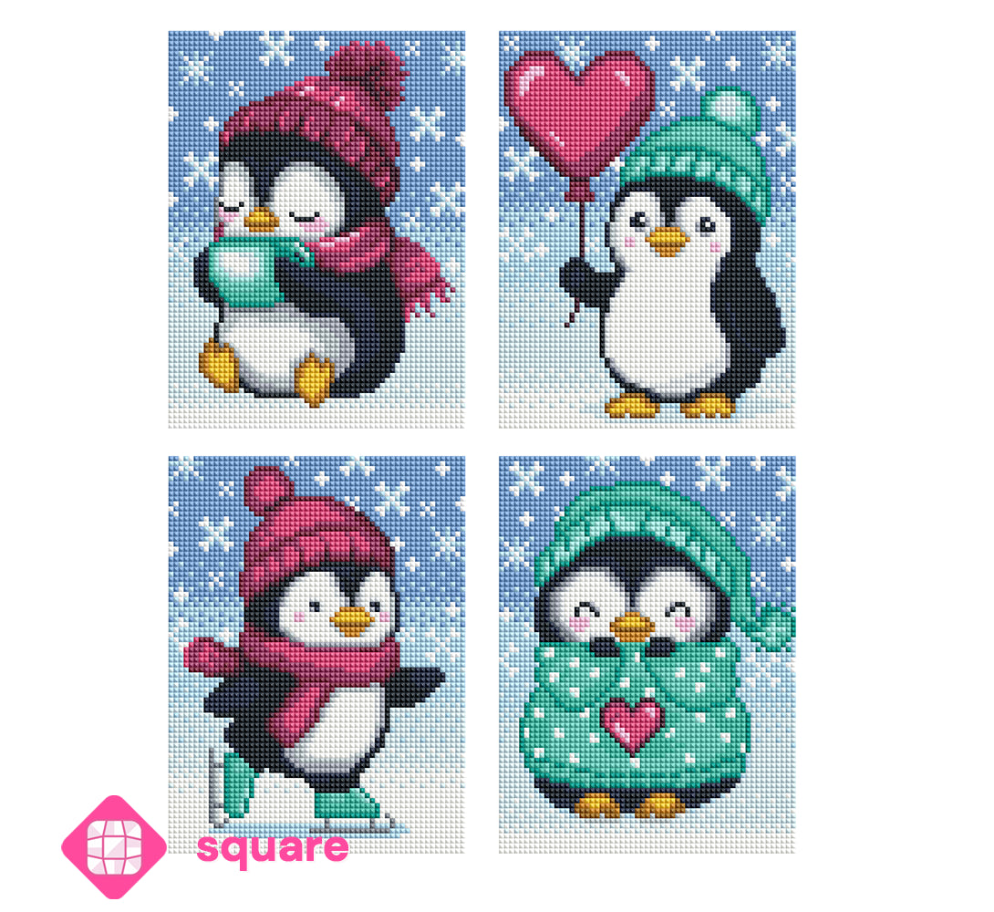 Diamond Painting - Carat Art Design - Midi Set Winter Magic