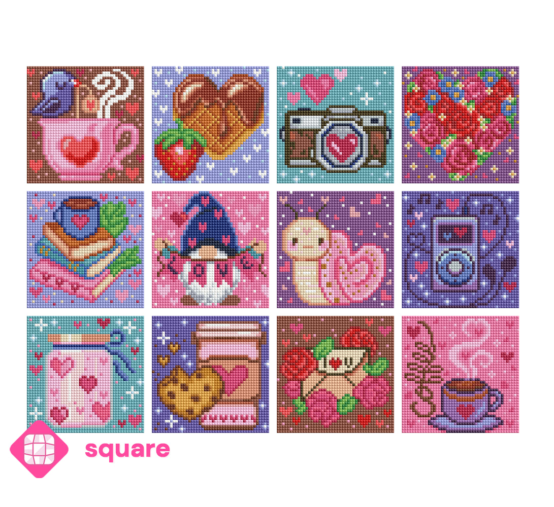 Diamond Painting - Carat Art Design - Mini Set Love is in the air