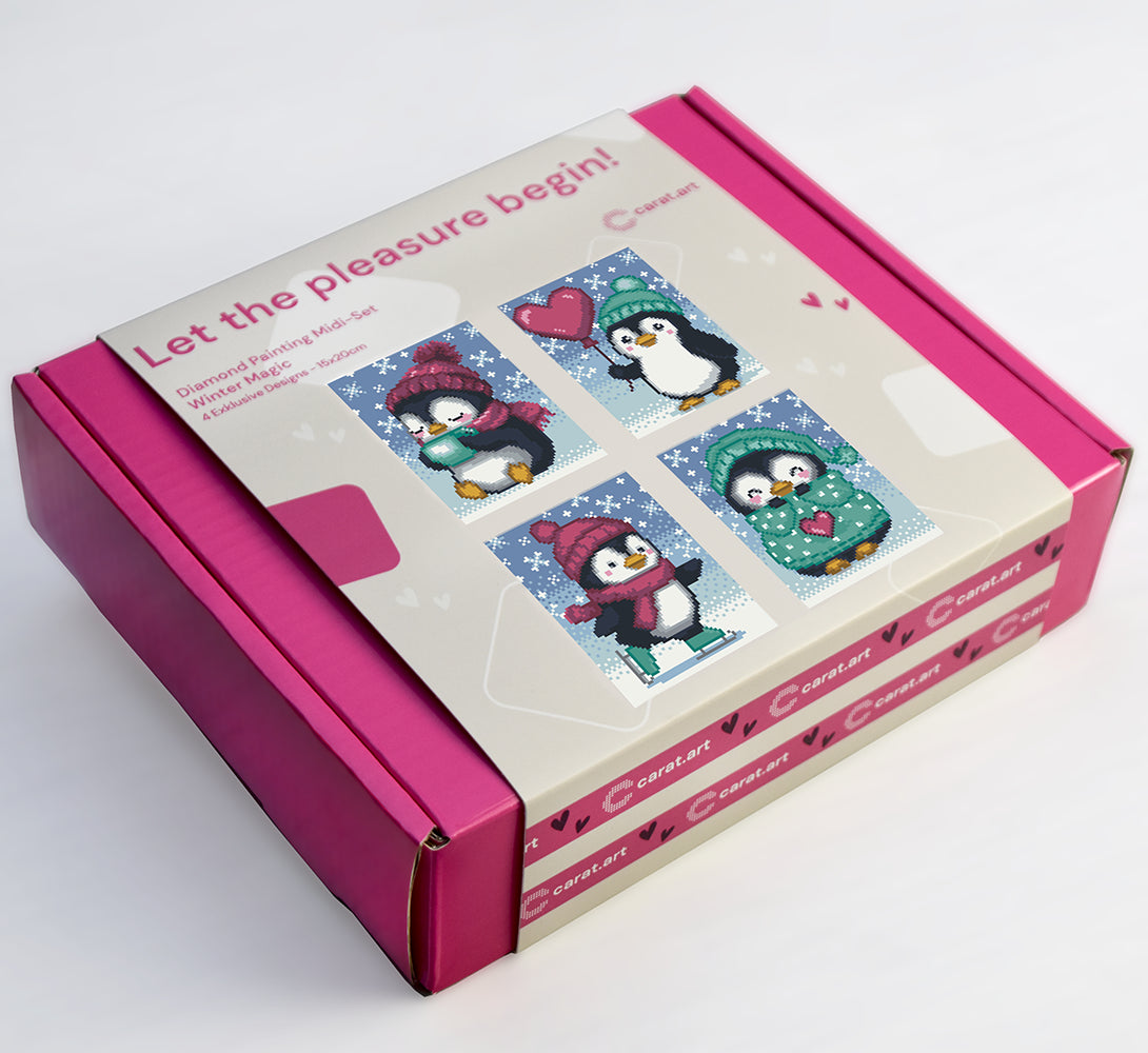 Diamond Painting - Carat Art Design - Midi Set Winter Magic