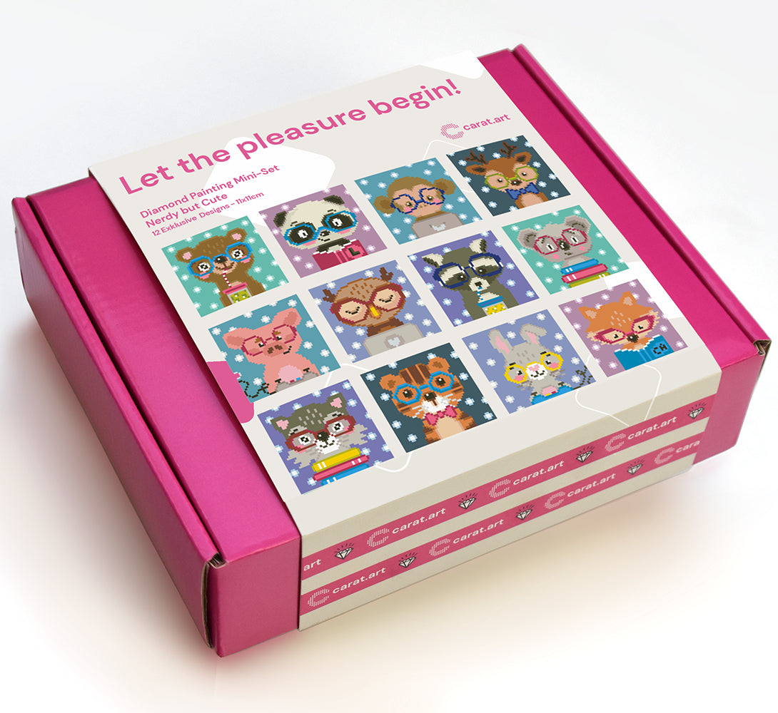 Diamond Painting - Carat Art Design - Mini Set Nerdy but Cute