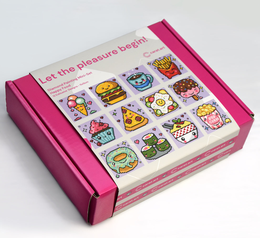Diamond Painting - Carat Art Design - Mini Set Happy Food
