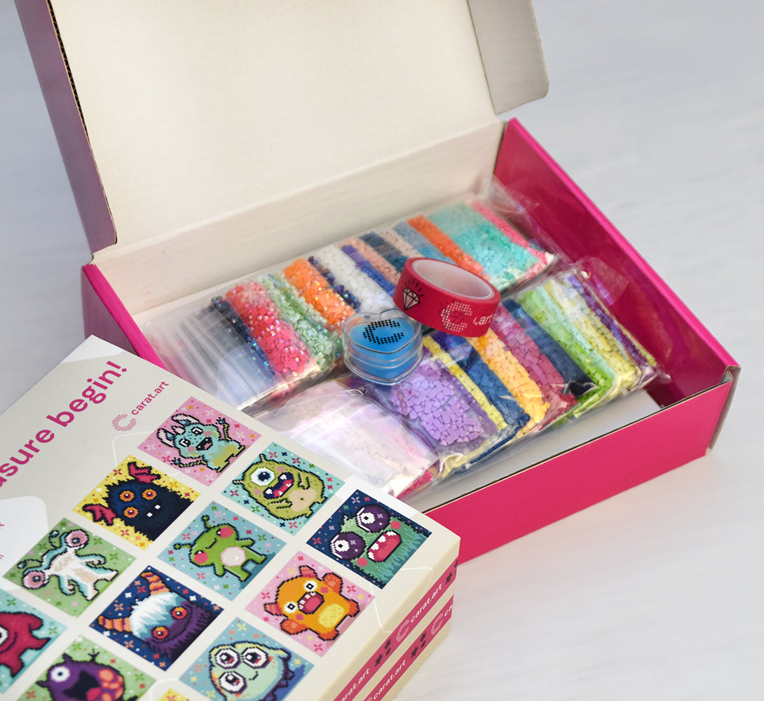 Diamond Painting - Carat Art Design - Mini Set Lil' Monsters