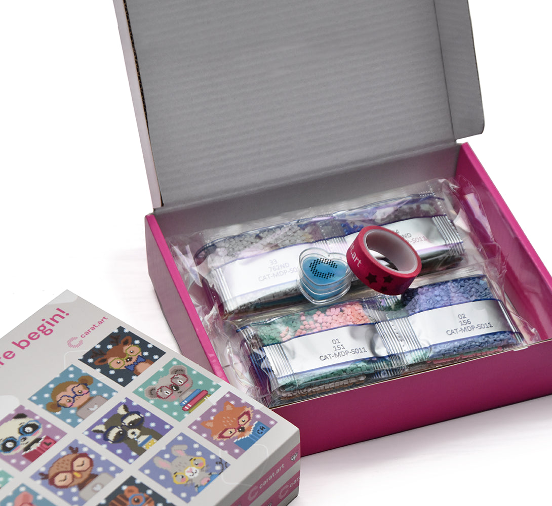 Diamond Painting - Carat Art Design - Mini Set Nerdy but Cute