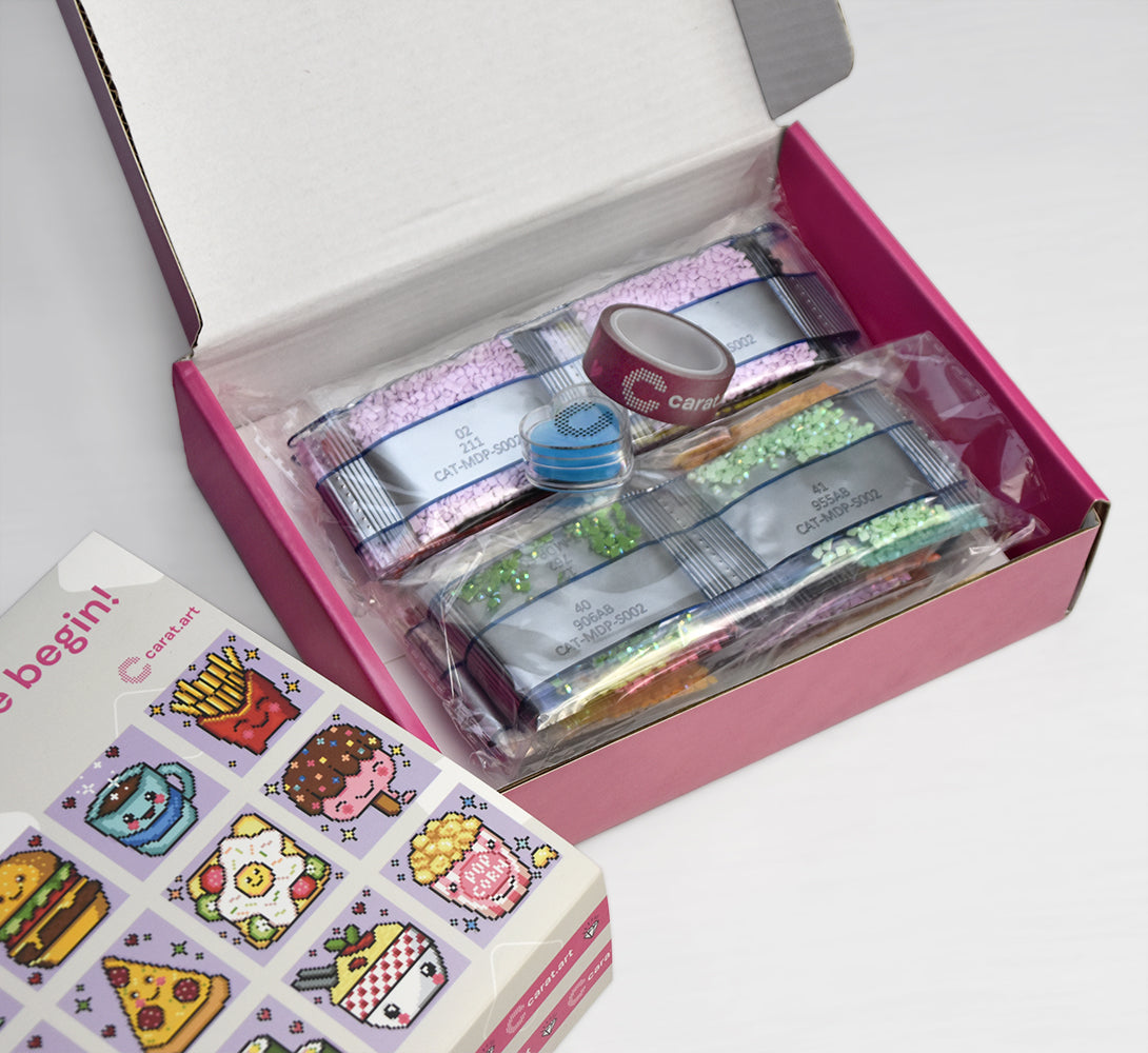 Diamond Painting - Carat Art Design - Mini Set Happy Food