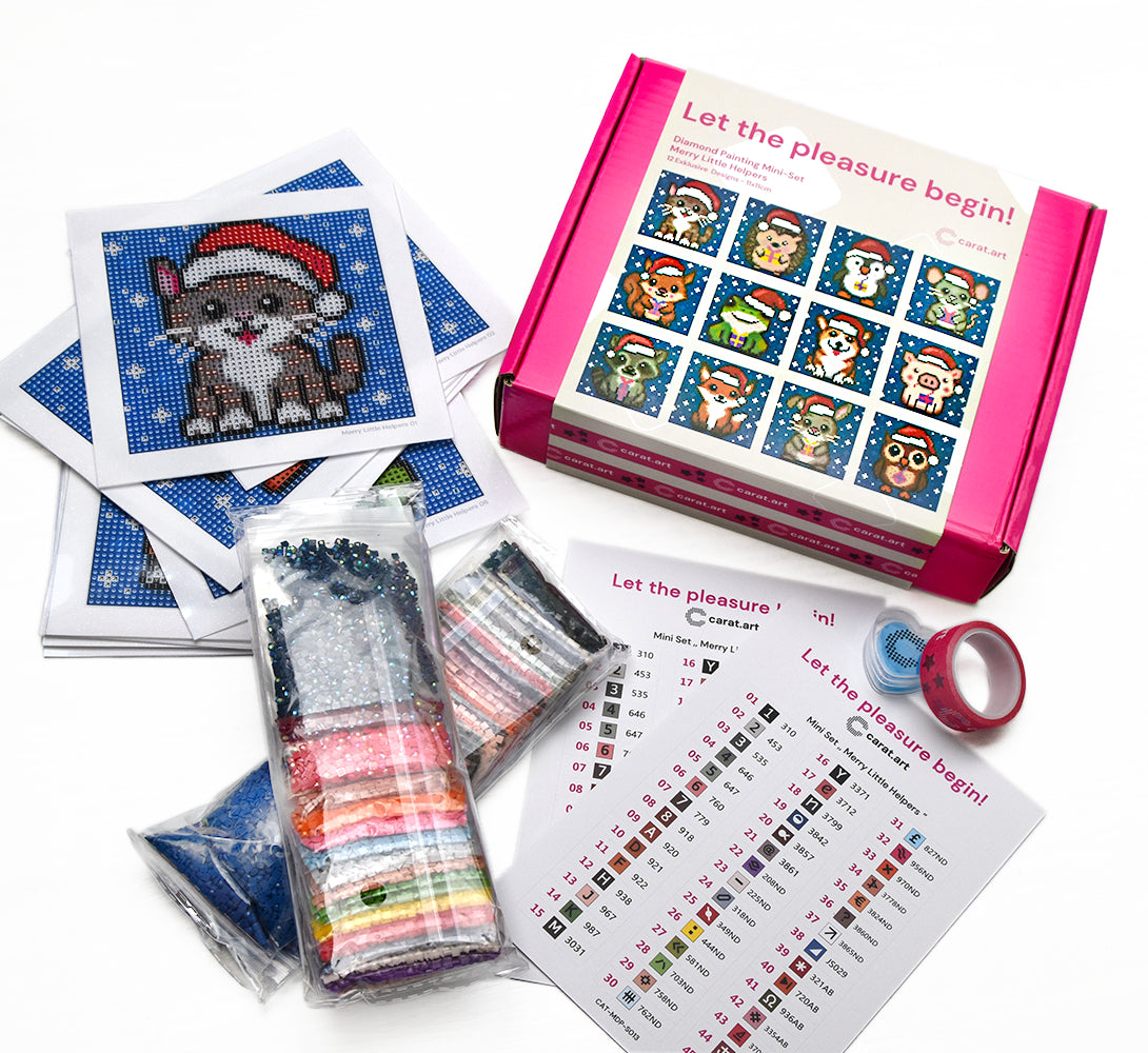 Diamond Painting - Carat Art Design - Mini Set Merry Little Helpers