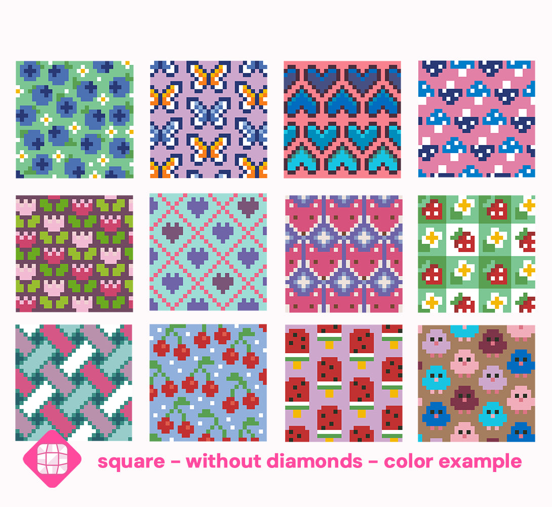 Diamond Painting - Carat Art Design - Mini Set Color with Diamonds