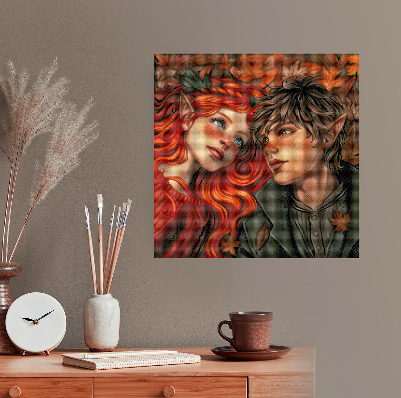 Diamond Painting Herbst Motiv als stilvolle Wanddekoration