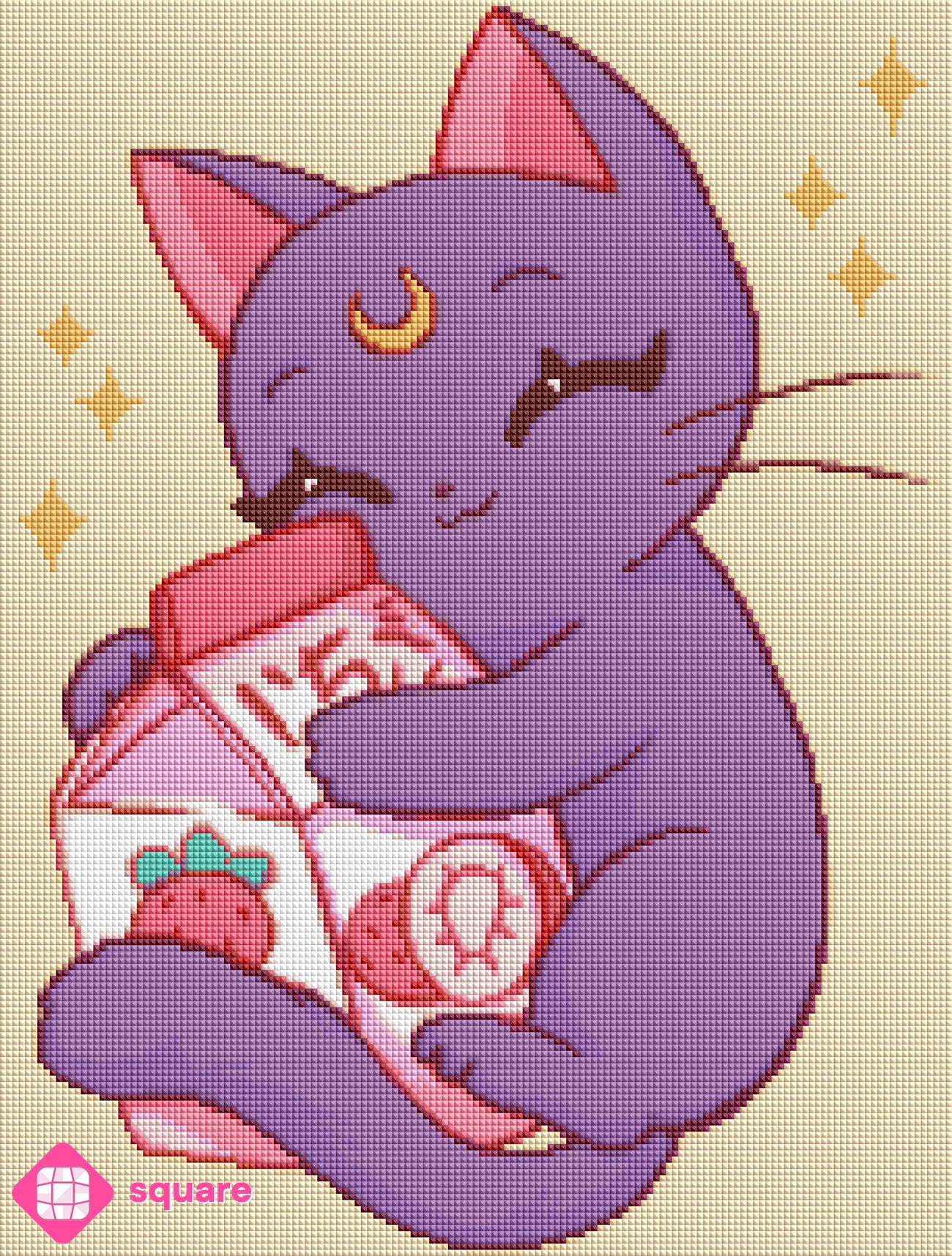 Diamond Painting - Arisa Kitsune - Kawaii Kitty