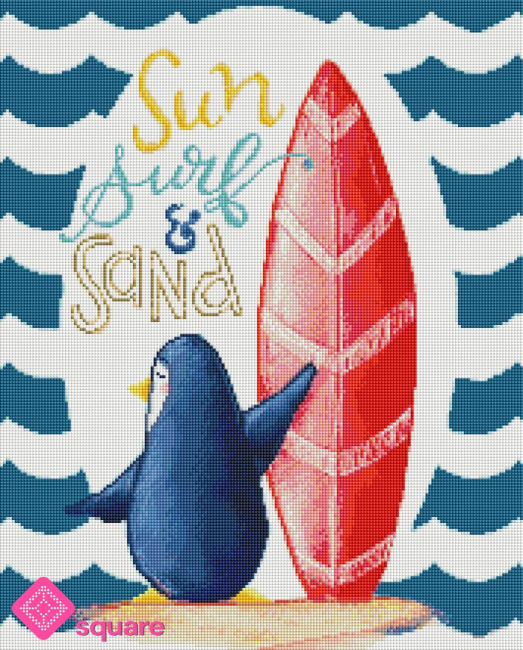 Diamond Painting - Aishwarya Vohra - Sun, Surf and Sand