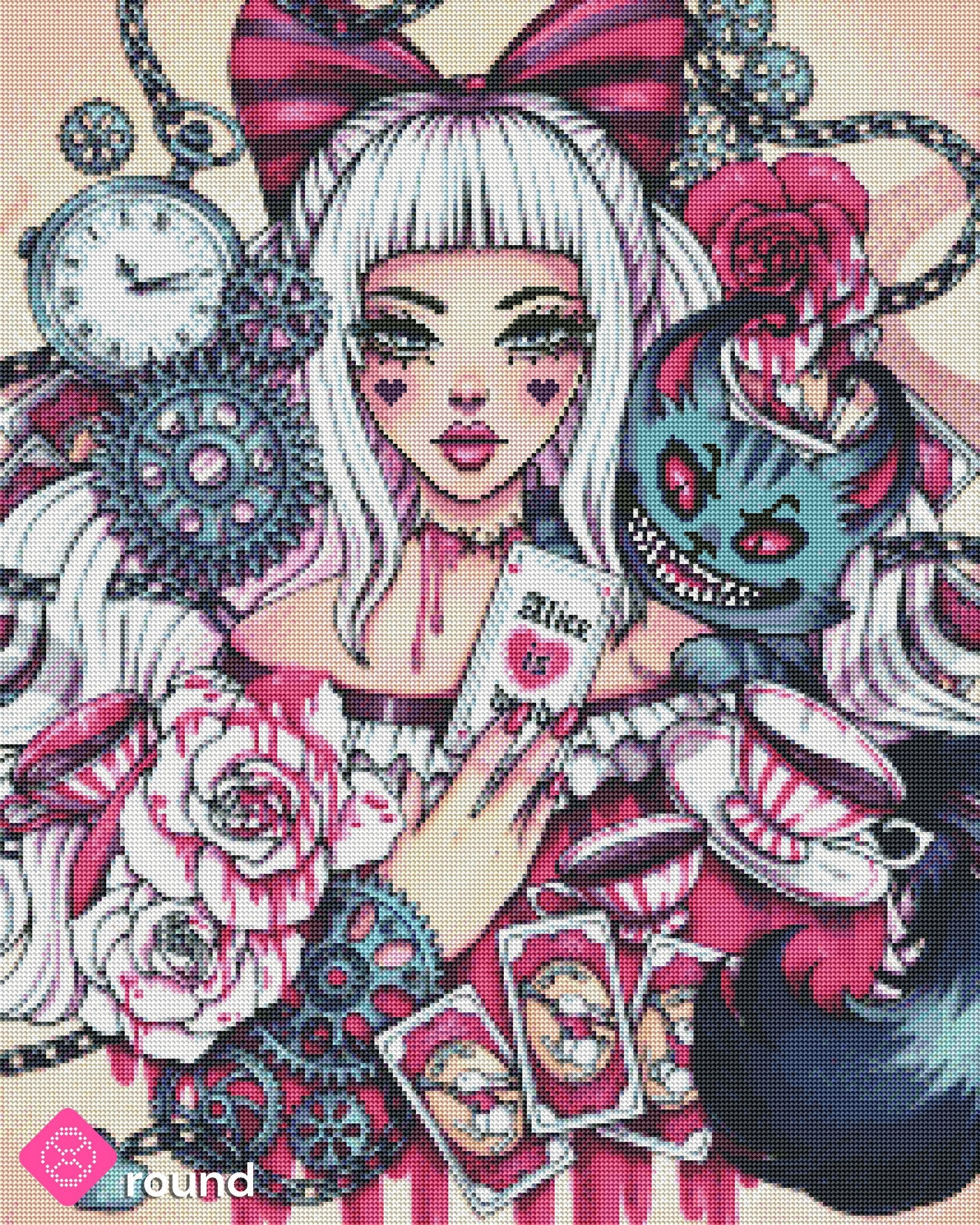 Diamond Painting - Yaroslava Guskova - Alice is dead