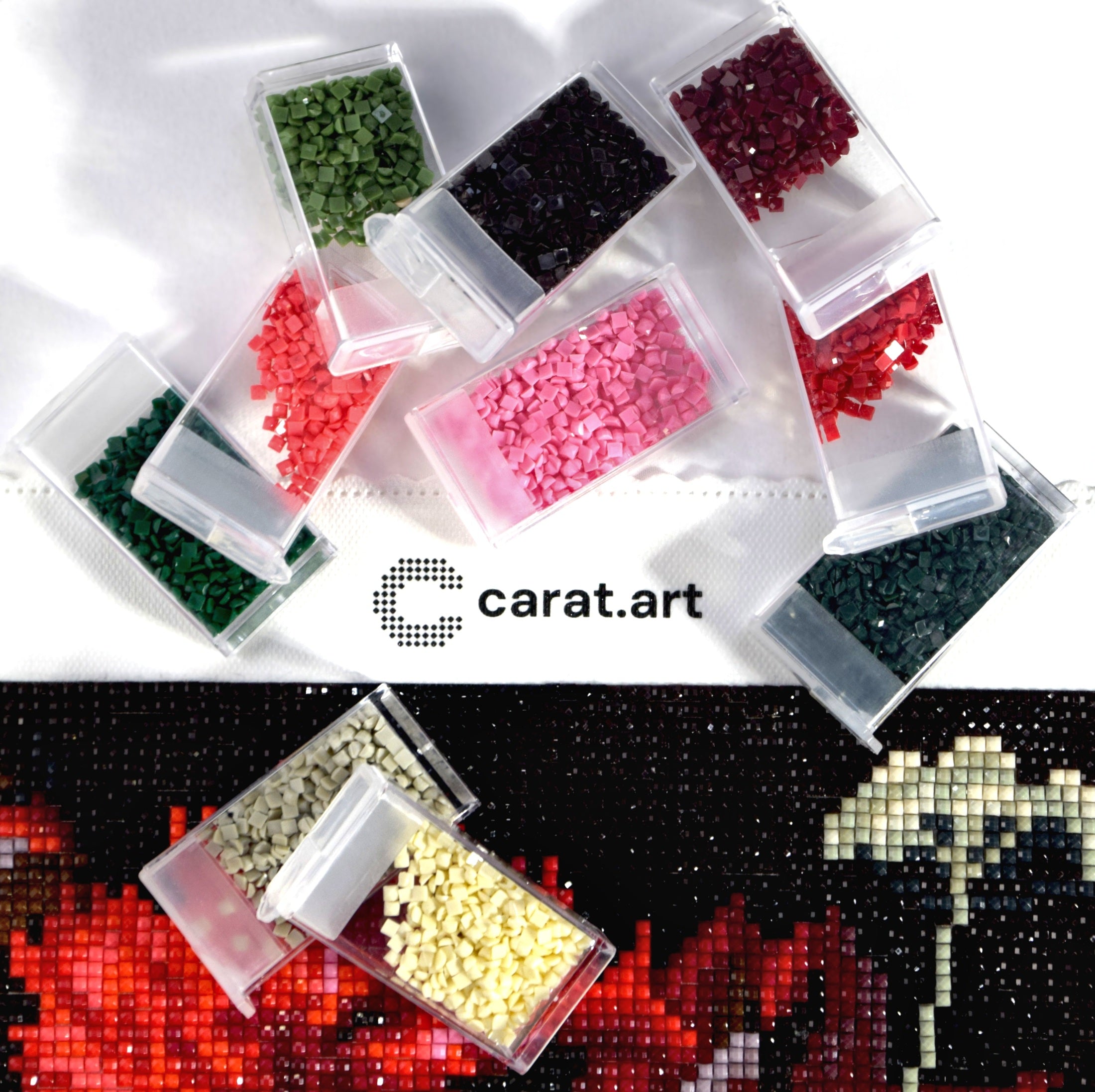Diamond Painting Aufbewahrungsbox Dosen-Set 20 Stk.
