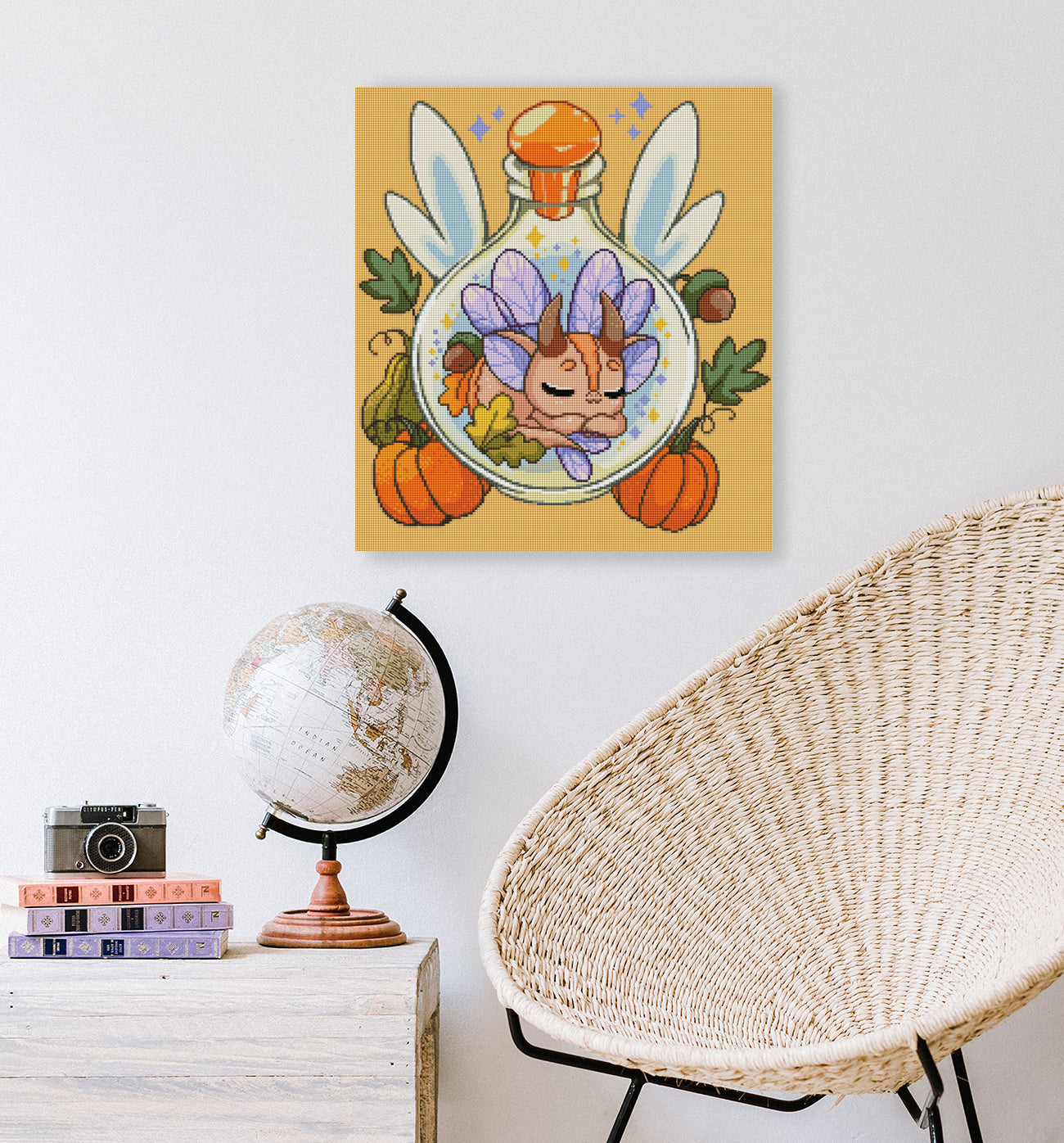 Diamond Painting - Arisa Kitsune - Autumn Dragon