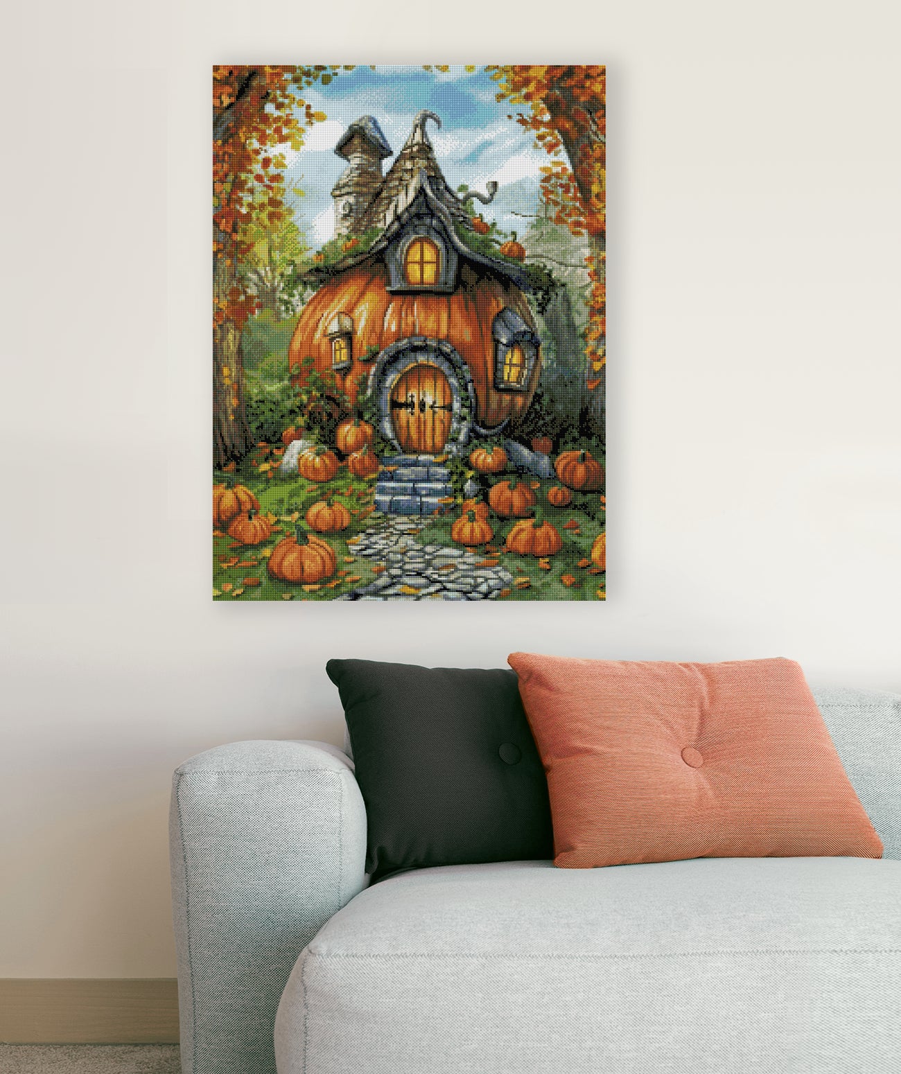 Diamond Painting - Dora Koreny - Pumpkin house