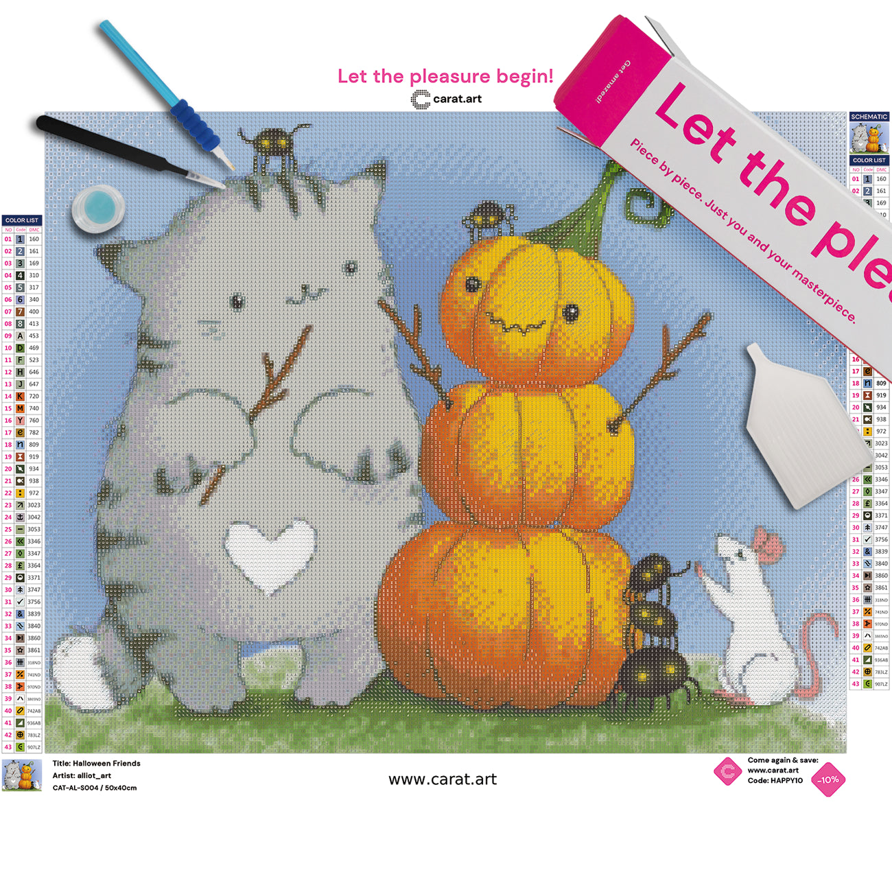 Diamond Painting - alliot_art - Halloween Friends