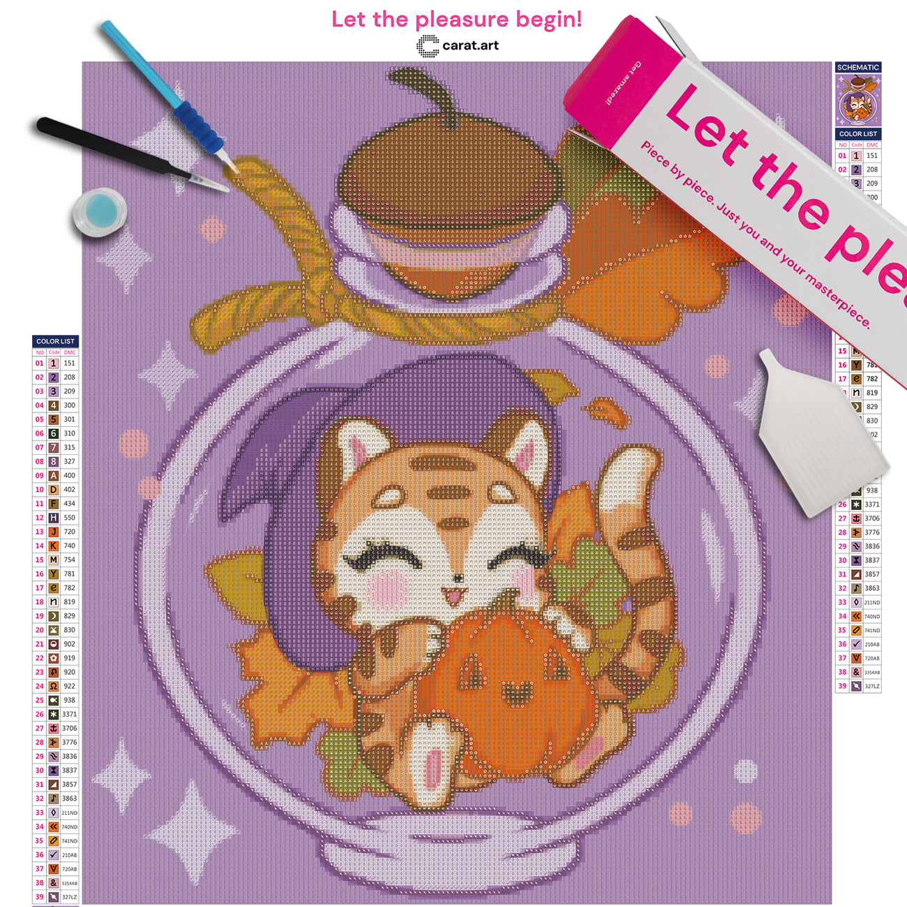 Diamond Painting - Arisa Kitsune - PumpkinTiger
