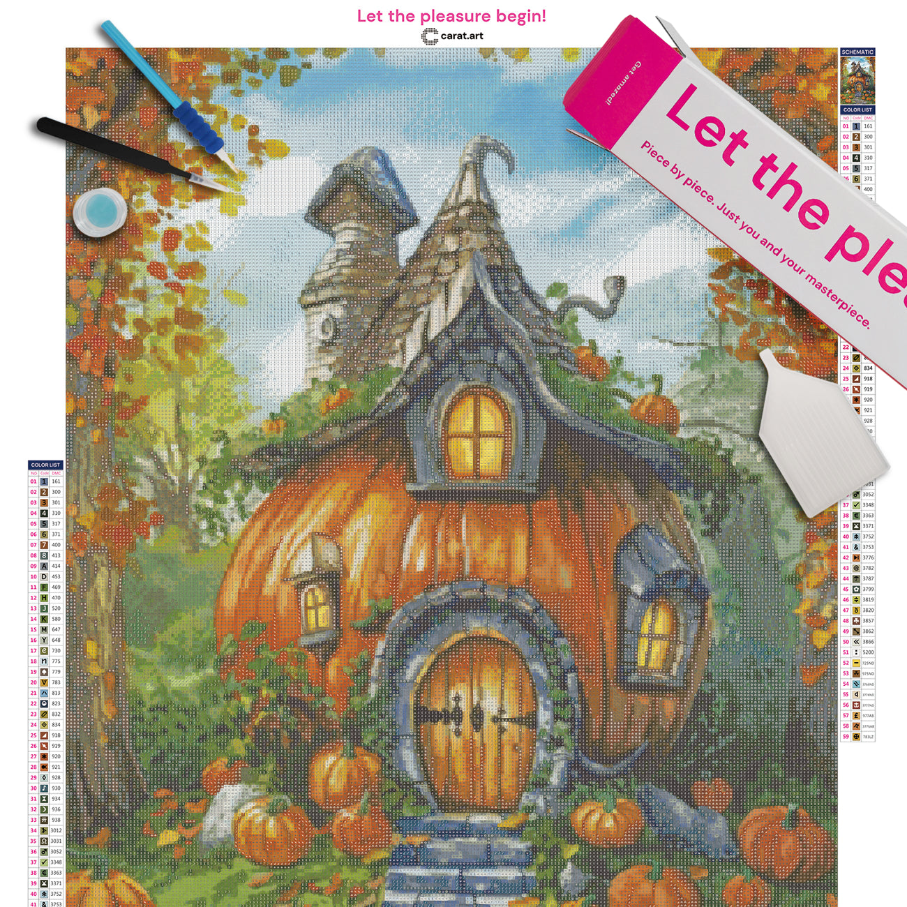 Diamond Painting - Dora Koreny - Pumpkin house