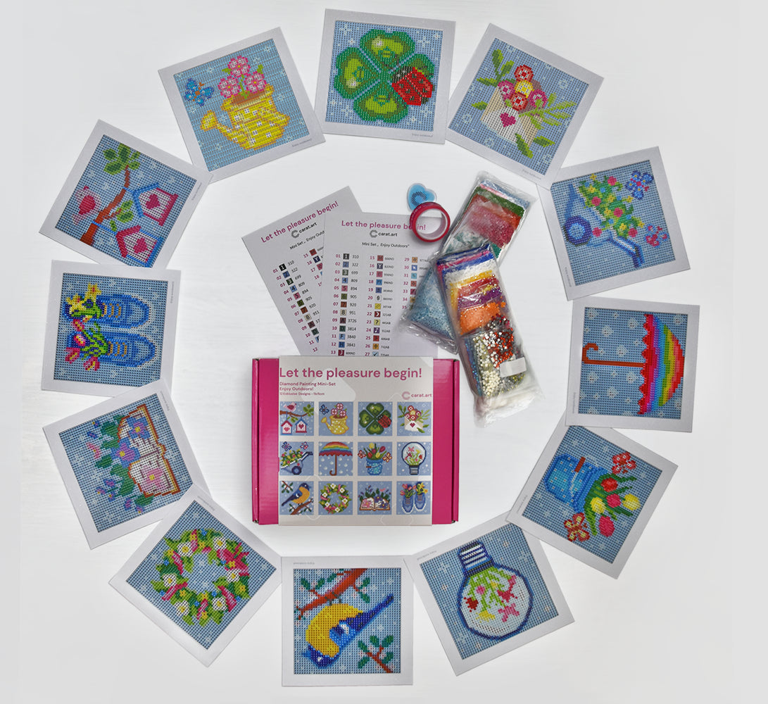 Diamond Painting - Carat Art Design - Mini Set Enjoy Outdoors!