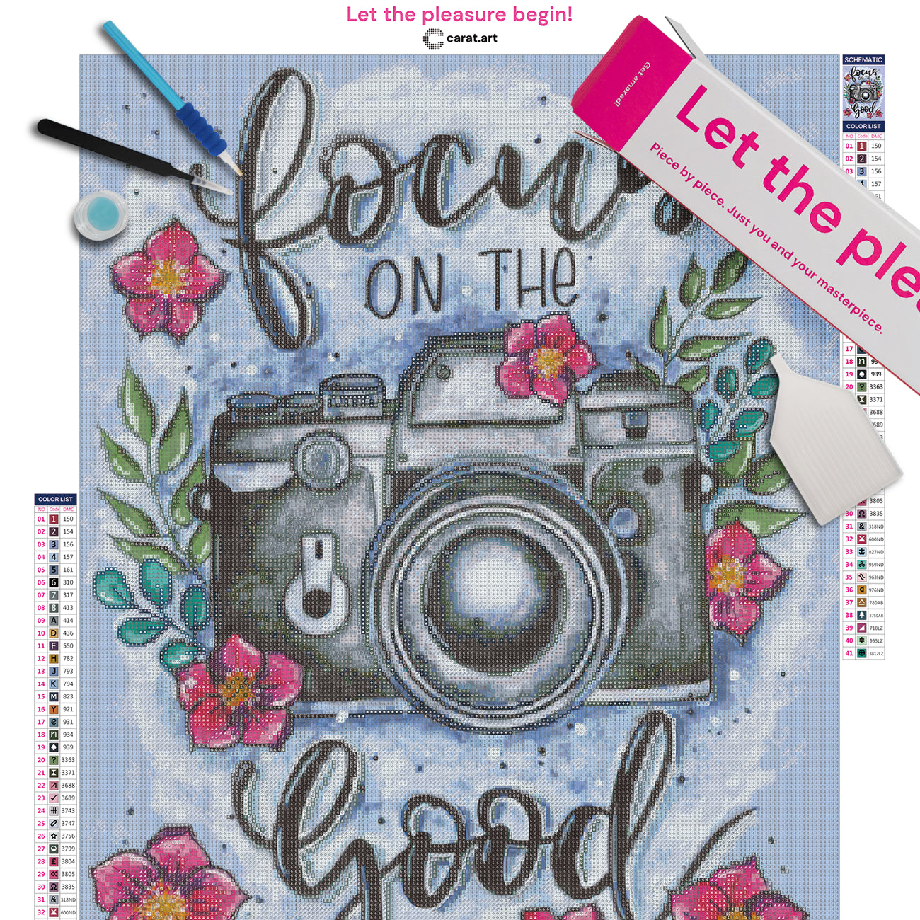 Diamond Painting - PaperboatArts - Focus on the good