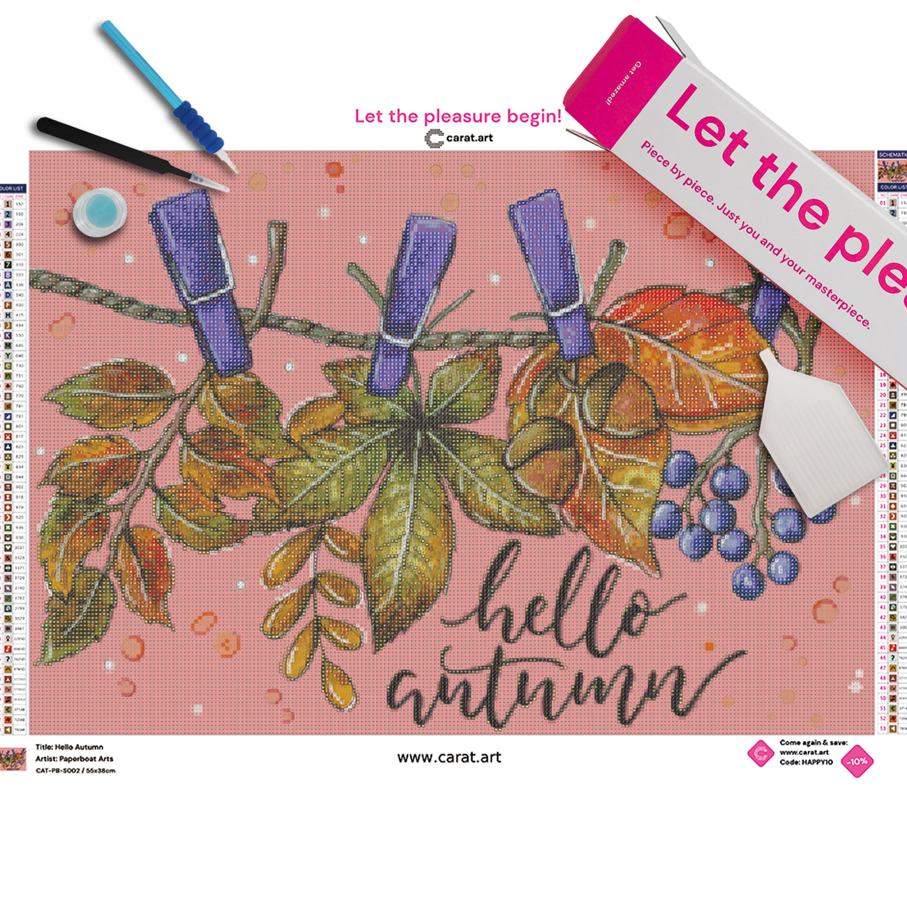 Diamond Painting - PaperboatArts - Hello Autumn