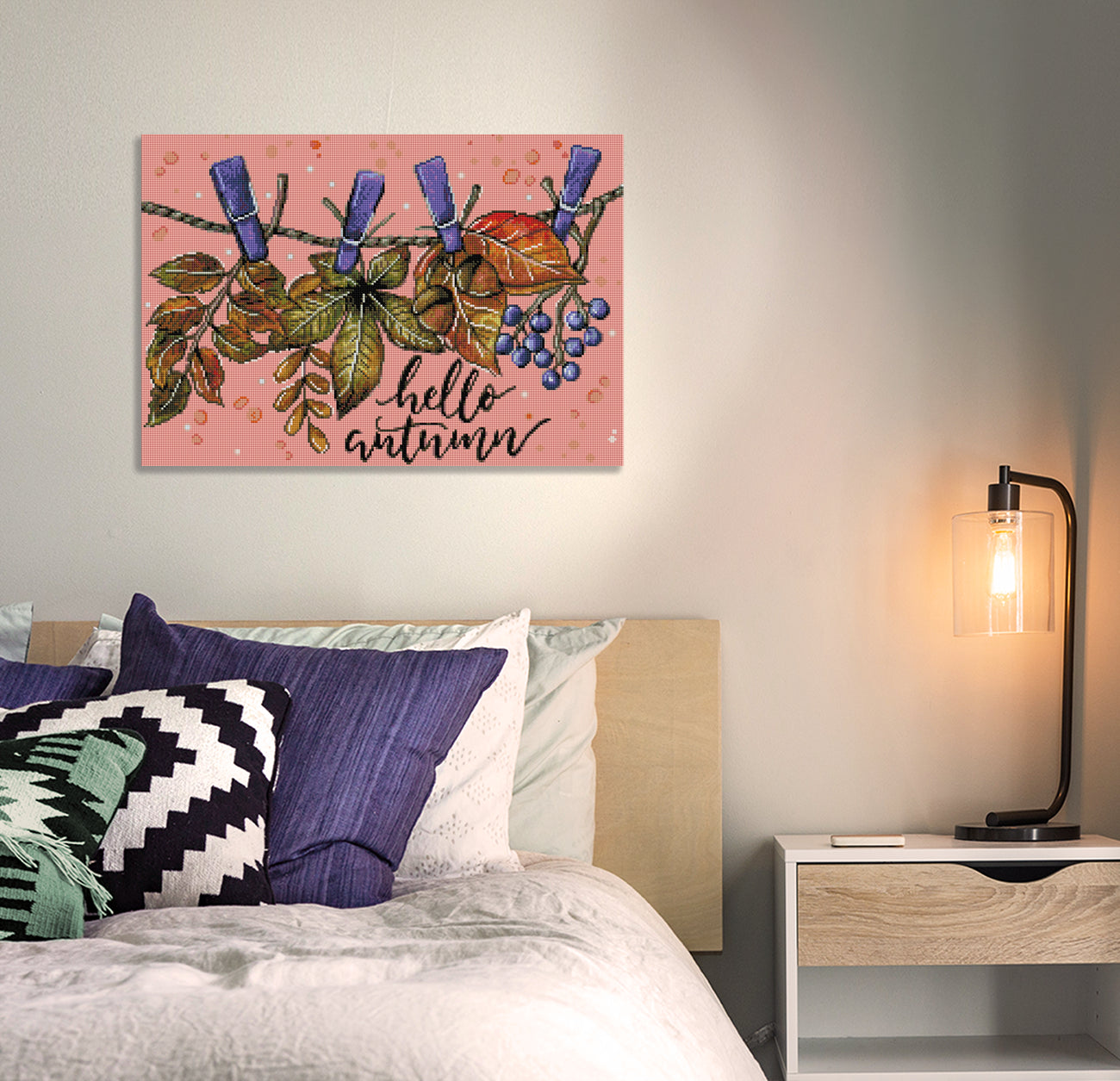 Diamond Painting Herbst Motiv als dekorativer Blickfang