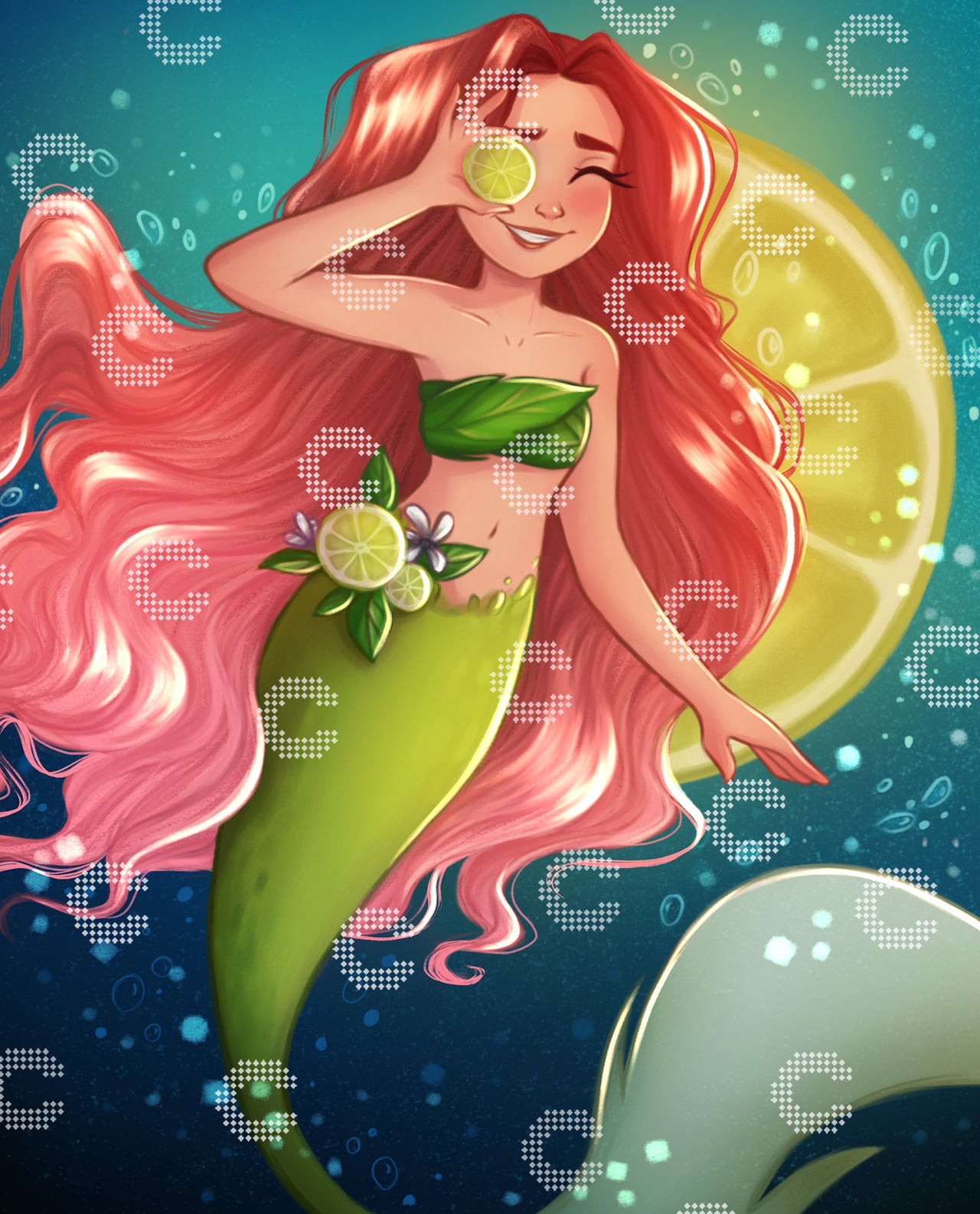 Diamond Painting - Femke Deborah - Lemon Mermaid