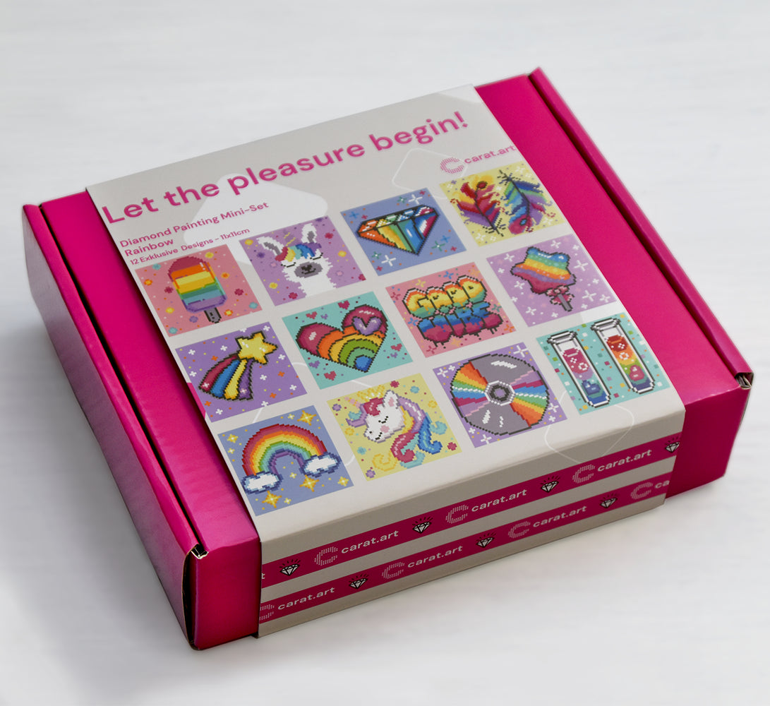 Diamond Painting - Carat Art Design - Mini Set Rainbow