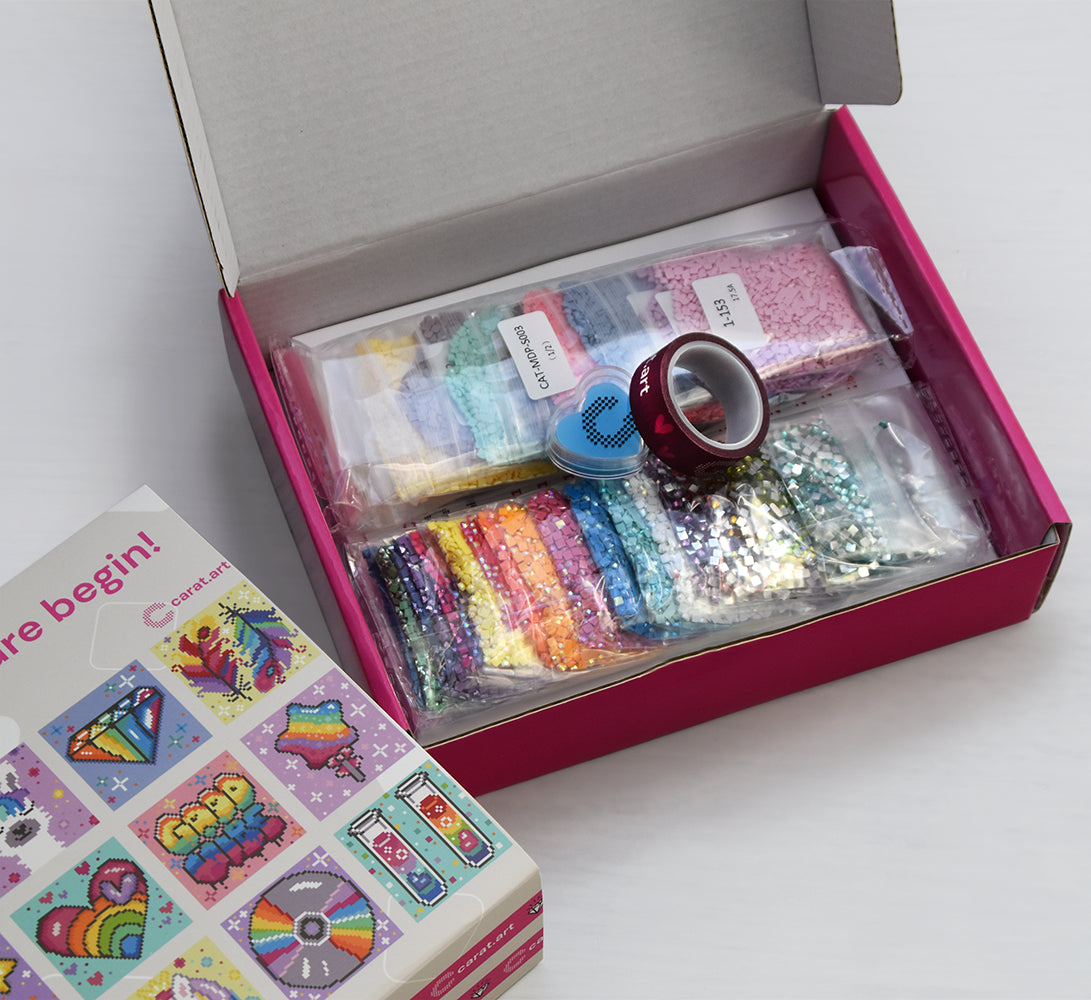 Diamond Painting - Carat Art Design - Mini Set Rainbow