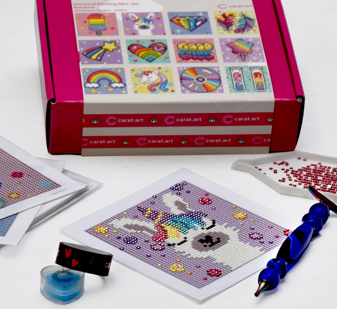Diamond Painting - Carat Art Design - Mini Set Rainbow