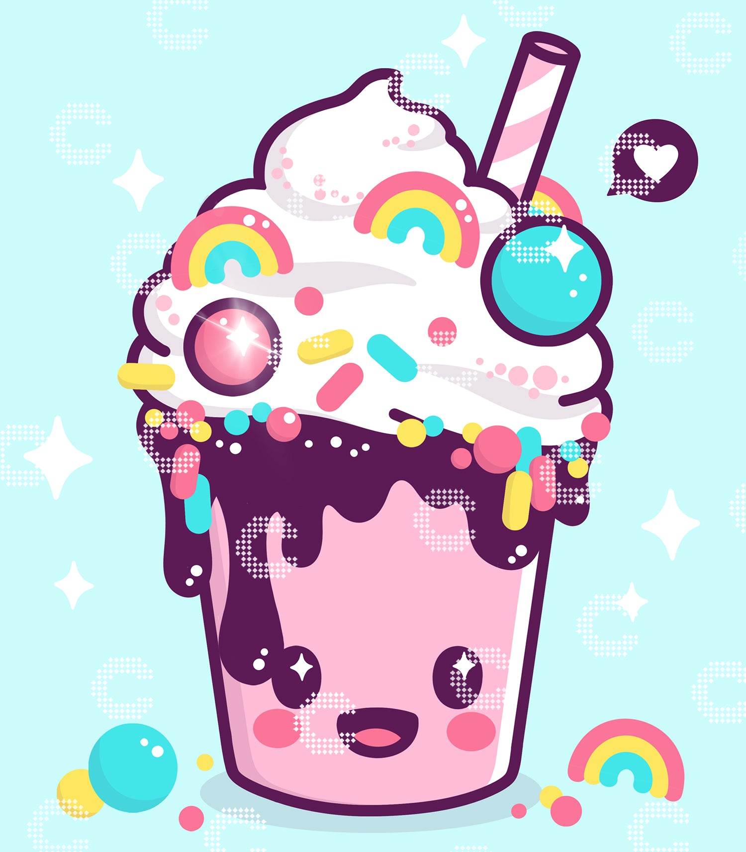 Diamond Painting - Tatyana Deniz - Unicorn Hot Chocolate