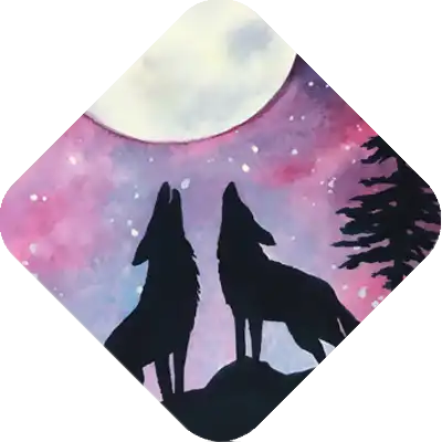 Kollektionstitelbild Diamond Painting Wolf