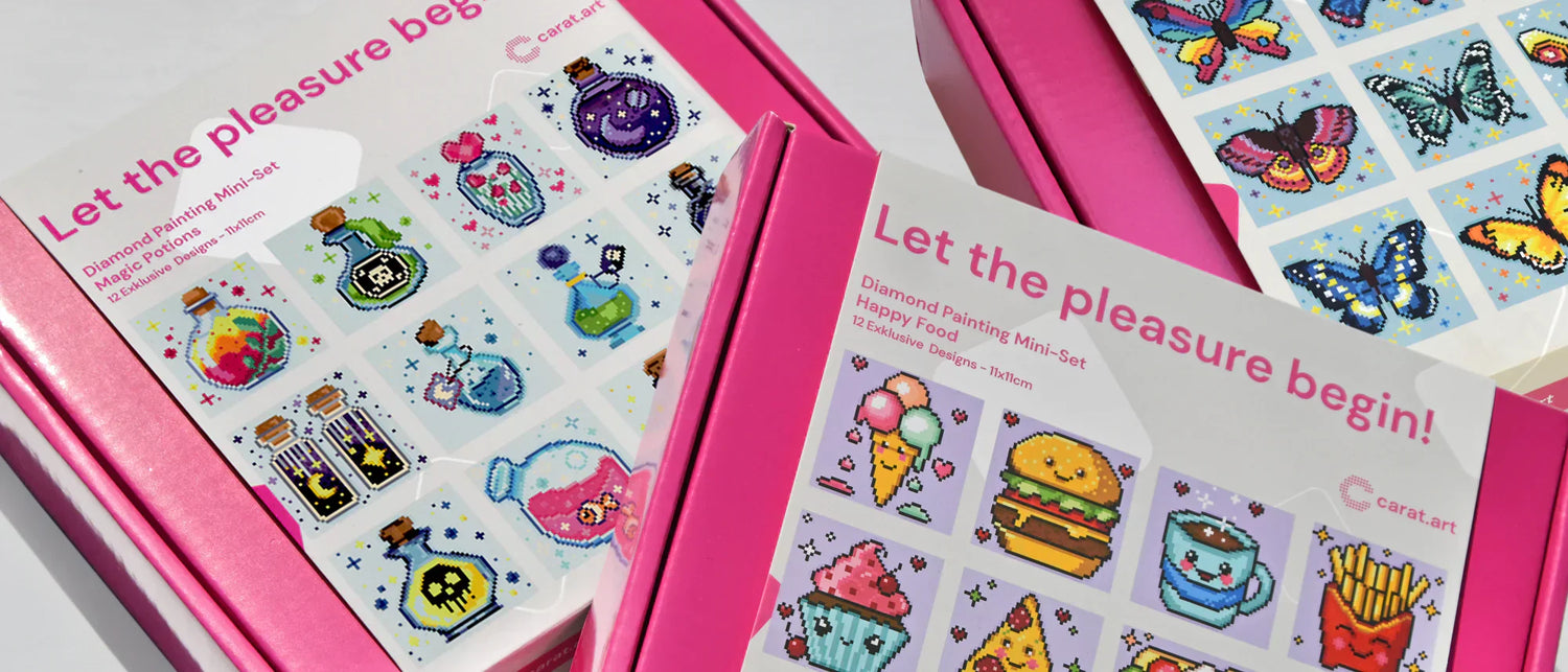 Die Carat Art Mini Sets: Kleine Motive, großer Spaß!