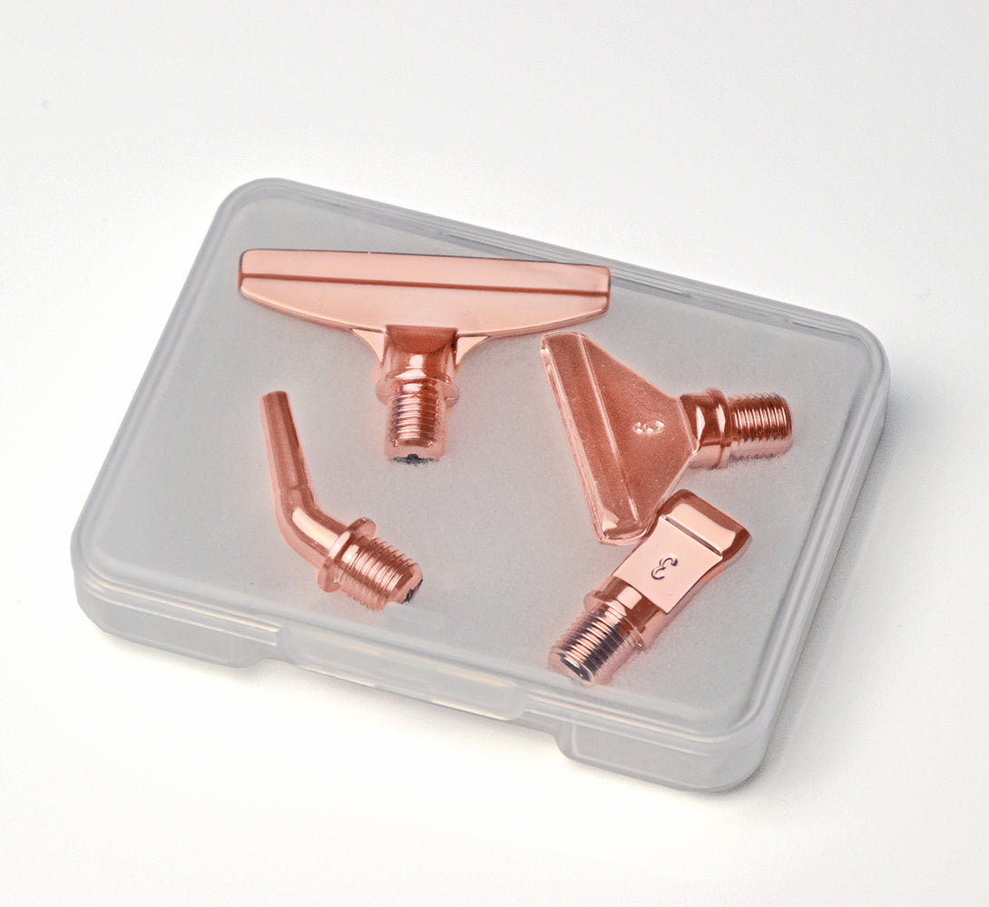 4er Set Metall-Aufsätze für Diamond Painting Stifte zum Schrauben – Rosé