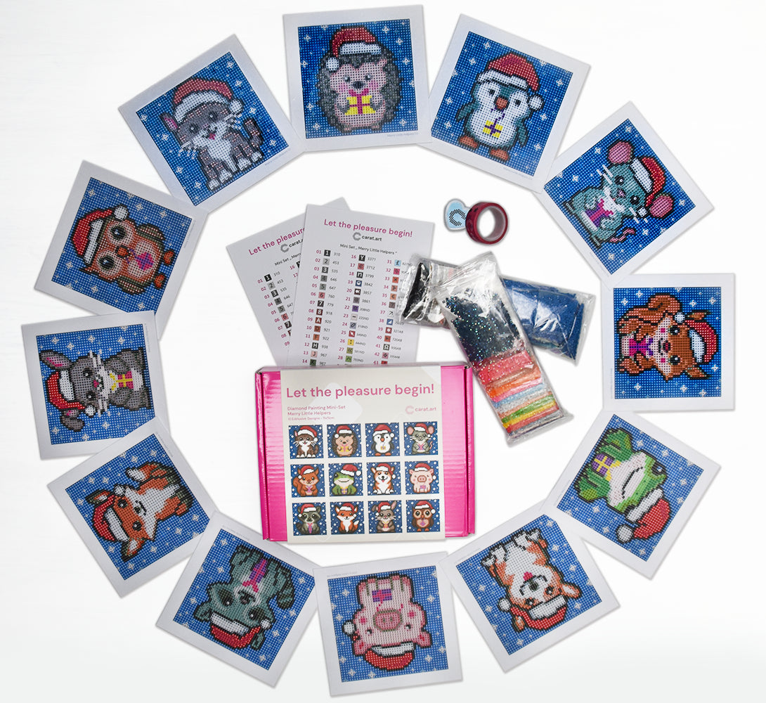 Diamond Painting - Carat Art Design - Mini Set Merry Little Helpers