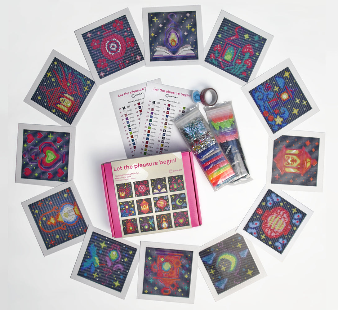 Diamond Painting - Carat Art Design - Mini Set Magic in the Dark
