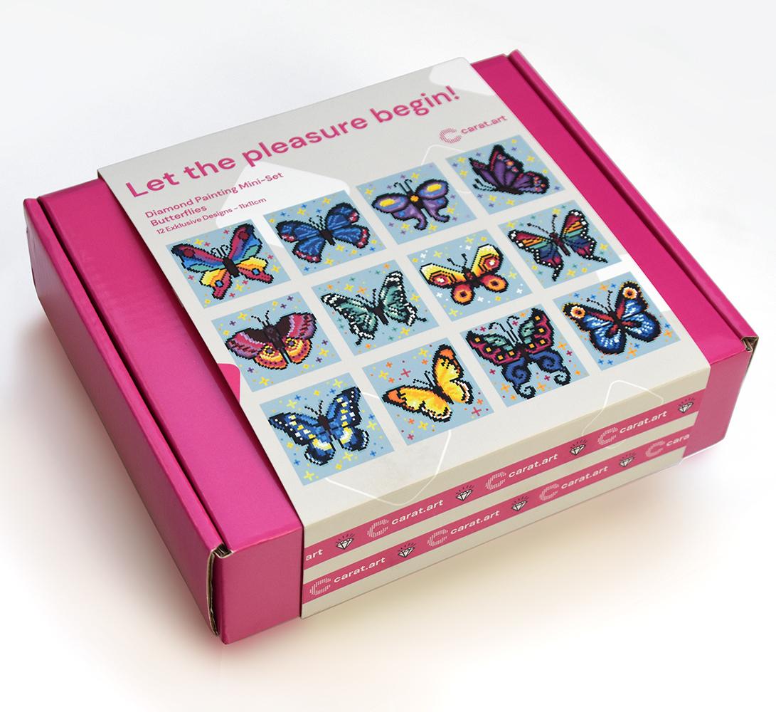 Diamond Painting - Carat Art Design - Mini Set Butterflies