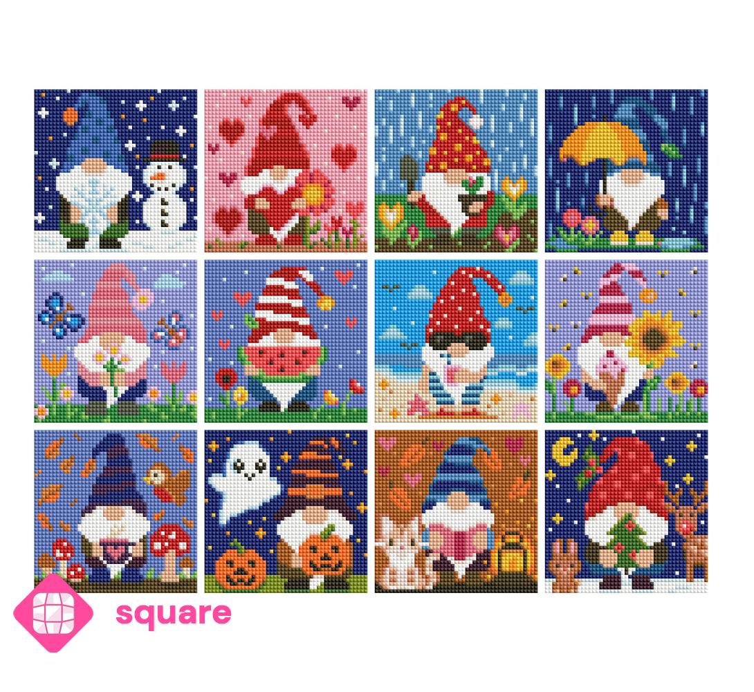 Diamond Painting - Carat Art Design - Mini Set A Gnome Year