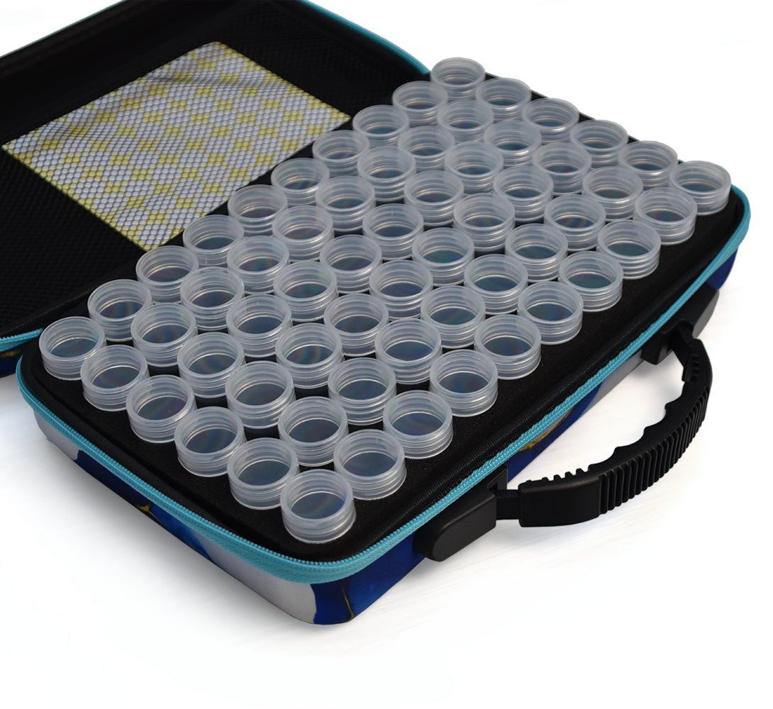 Diamond Painting Zubehör - Koffer blau