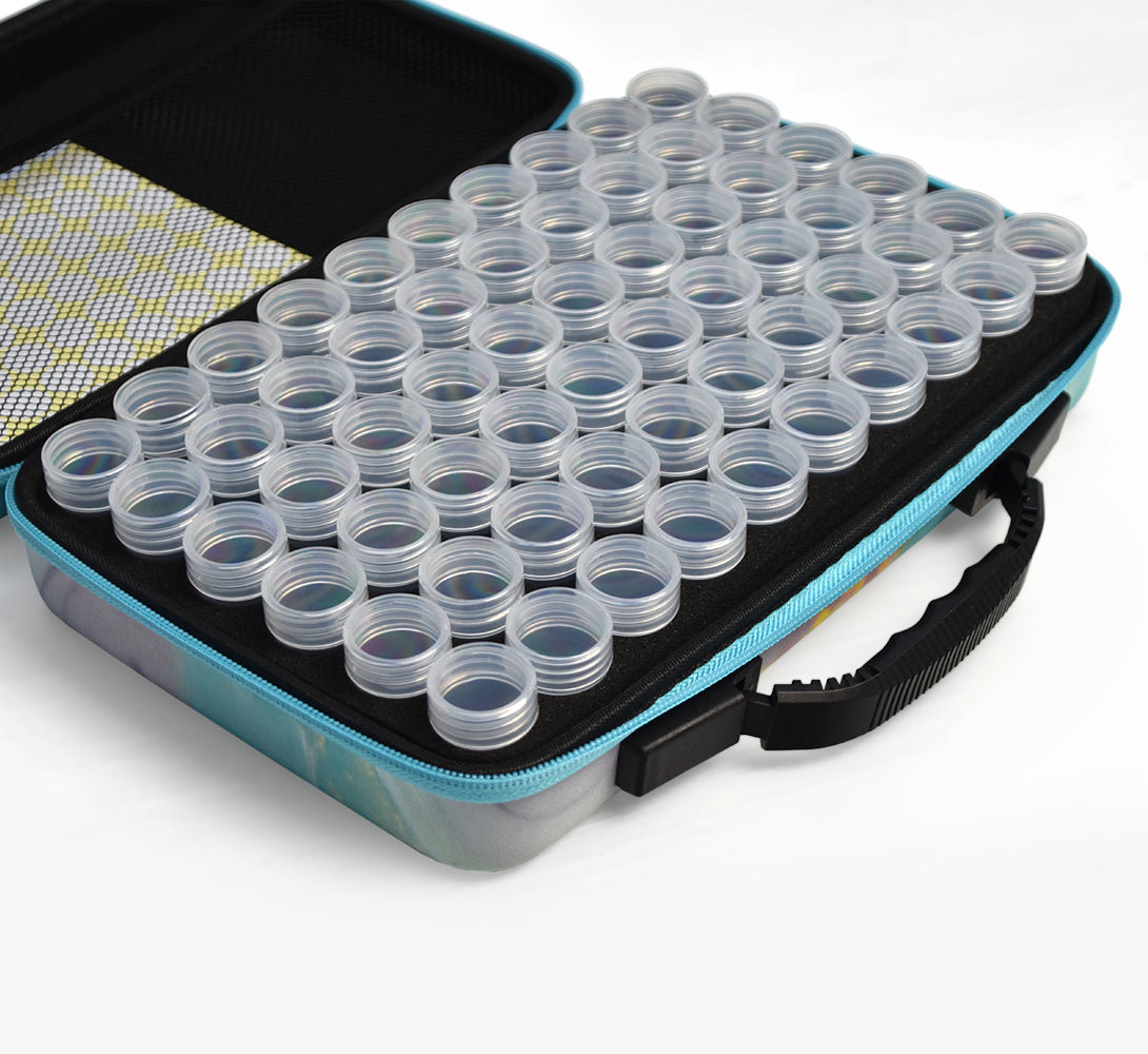 Diamond Painting Zubehör - Koffer Türkis