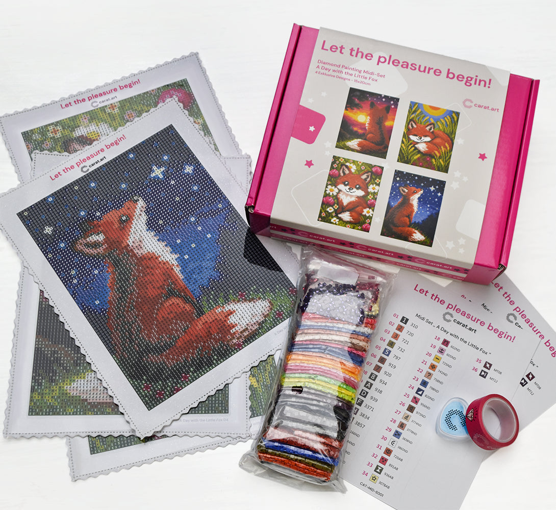 Diamond Painting - Carat Art Design - Midi Set A Day with the Little Fox