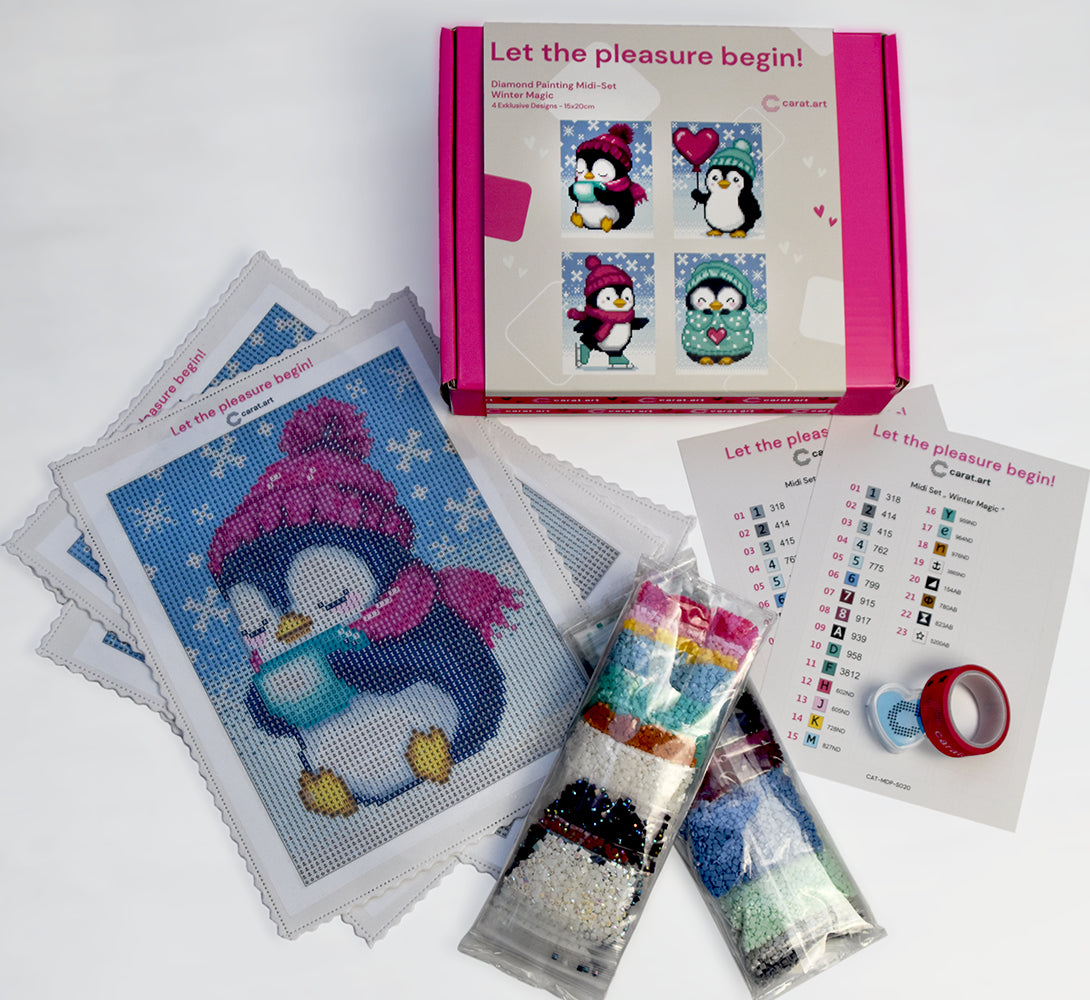 Diamond Painting - Carat Art Design - Midi Set Winter Magic