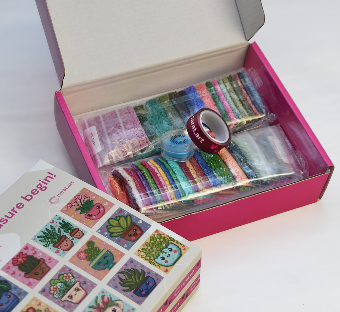 Diamond Painting - Carat Art Design - Mini Set Plant friends