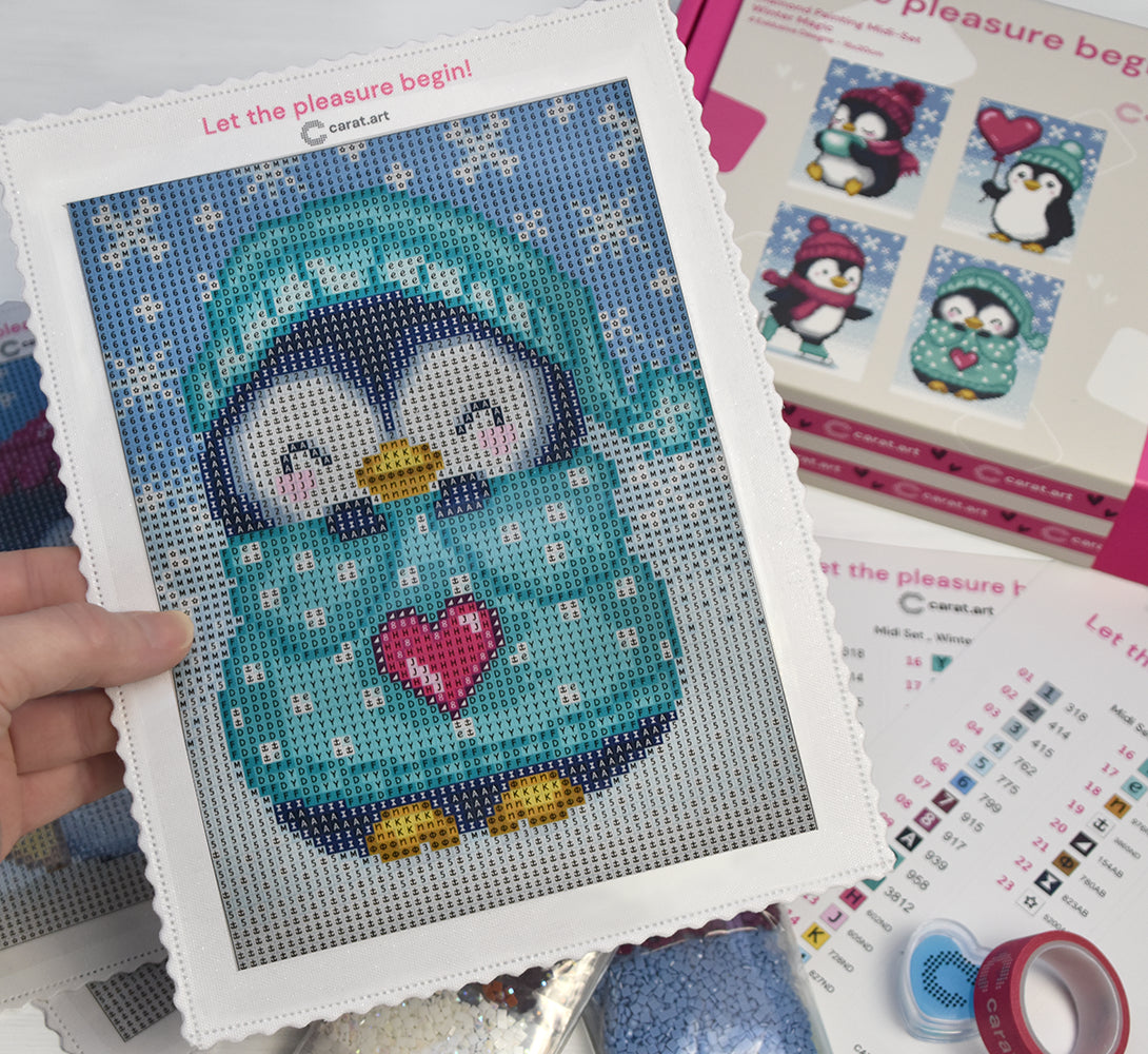 Diamond Painting - Carat Art Design - Midi Set Winter Magic