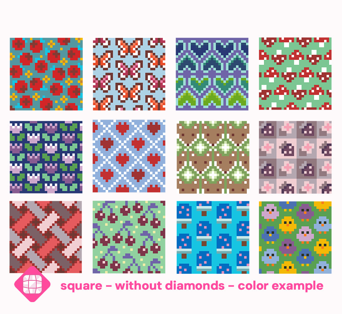 Diamond Painting - Carat Art Design - Mini Set Color with Diamonds
