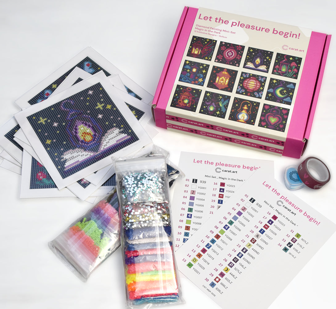 Diamond Painting - Carat Art Design - Mini Set Magic in the Dark