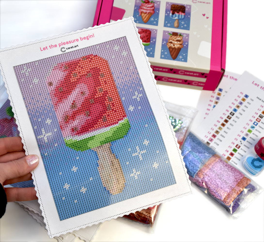 Diamond Painting - Carat Art Design - Midi Set Frozen Delights