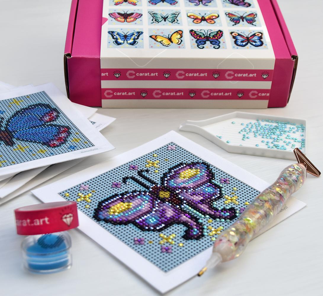 Diamond Painting - Carat Art Design - Mini Set Butterflies