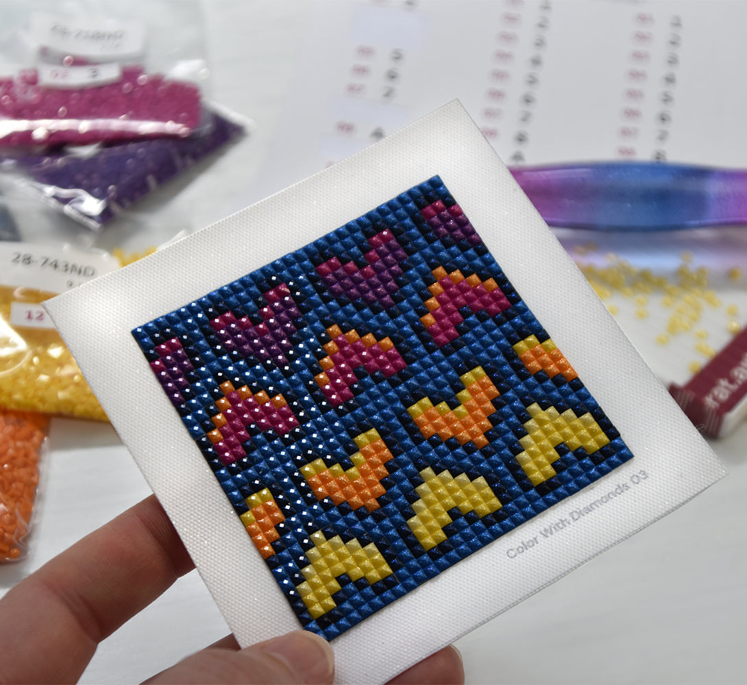 Diamond Painting - Carat Art Design - Mini Set Color with Diamonds