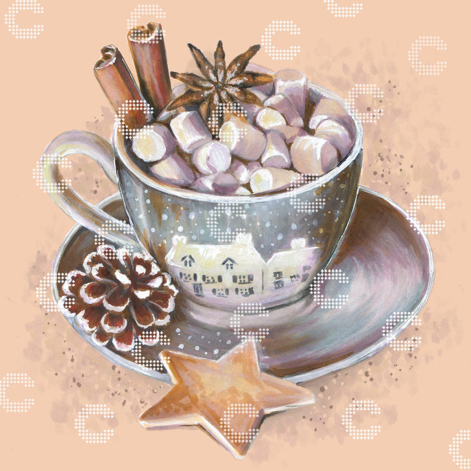 Diamond Painting - Jelissacousland - A cup of cosiness